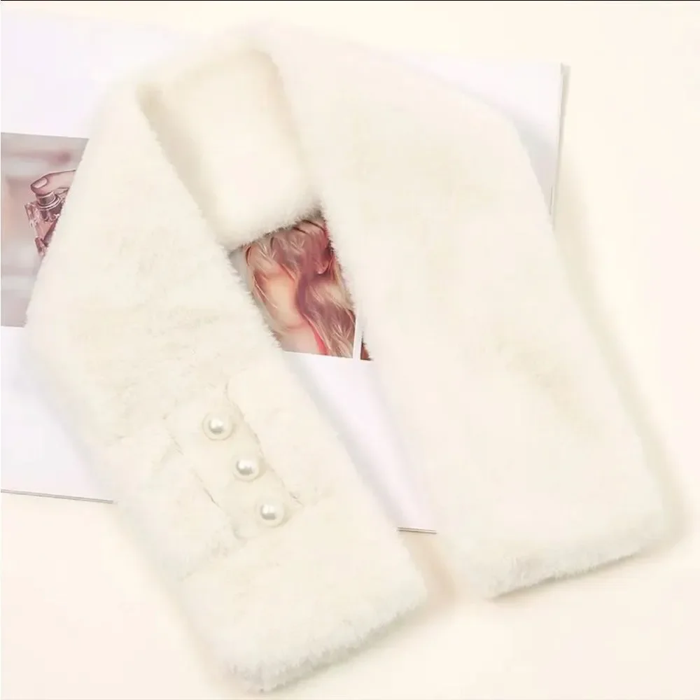 FAUX‎ RABBIT NECK WRAP SCARF